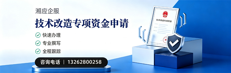 海南技术改造专项资金申报服务