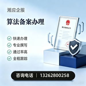 海南算法备案申报服务