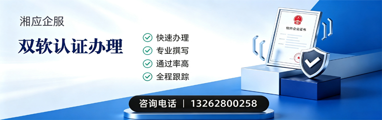 海南双软认证申报服务